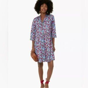 Tuckernuck | The Royal Shirt Mini Dress in Queens Garden Floral - Size XL